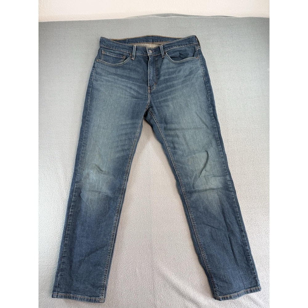 Levi's 541 Jeans Mens 34x32 Med Wash Blue Athletic Tapered Stretch Denim Casual